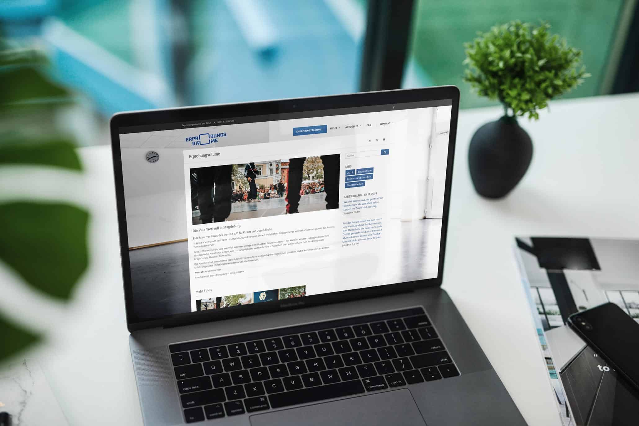 Alte Webseite